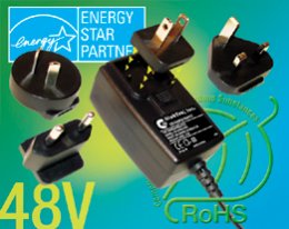 Power Adapter Interchangeable Blade 48V Power Adapter Interchangeable Blade 48V